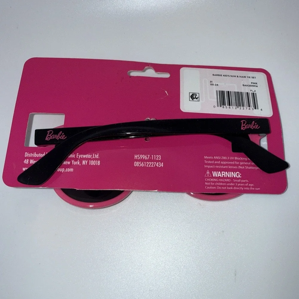 2 NWT Pairs -Nintendo SuperMario Brothers & Pink Barbie Kid Sunglasses-Authentic
